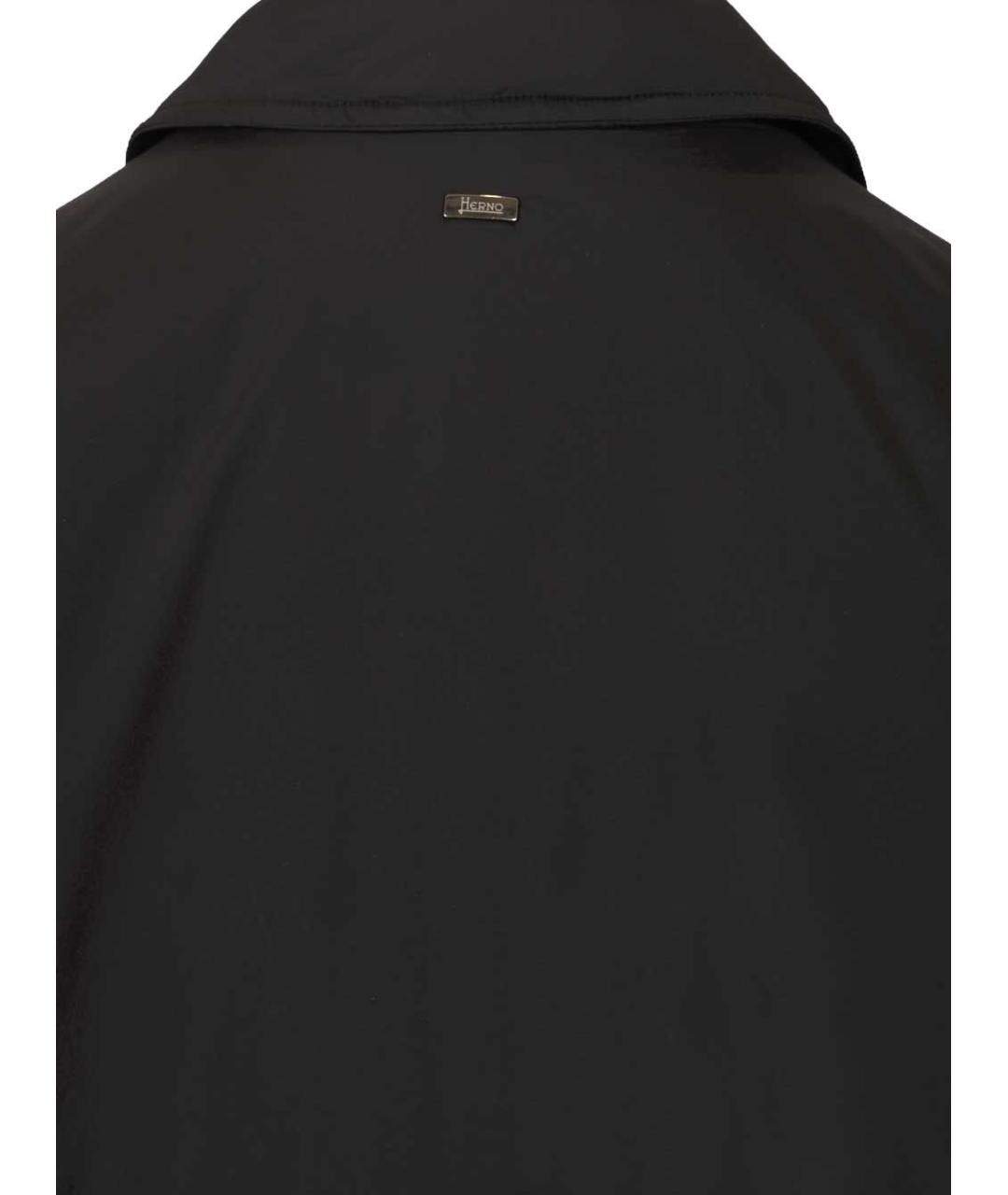 HERNO Черная полиамидовая куртка, фото 5