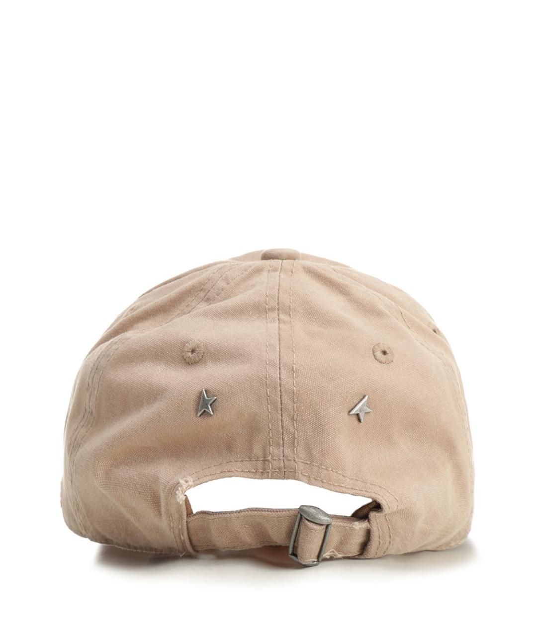 GOLDEN GOOSE DELUXE BRAND Бежевая хлопковая кепка, фото 3