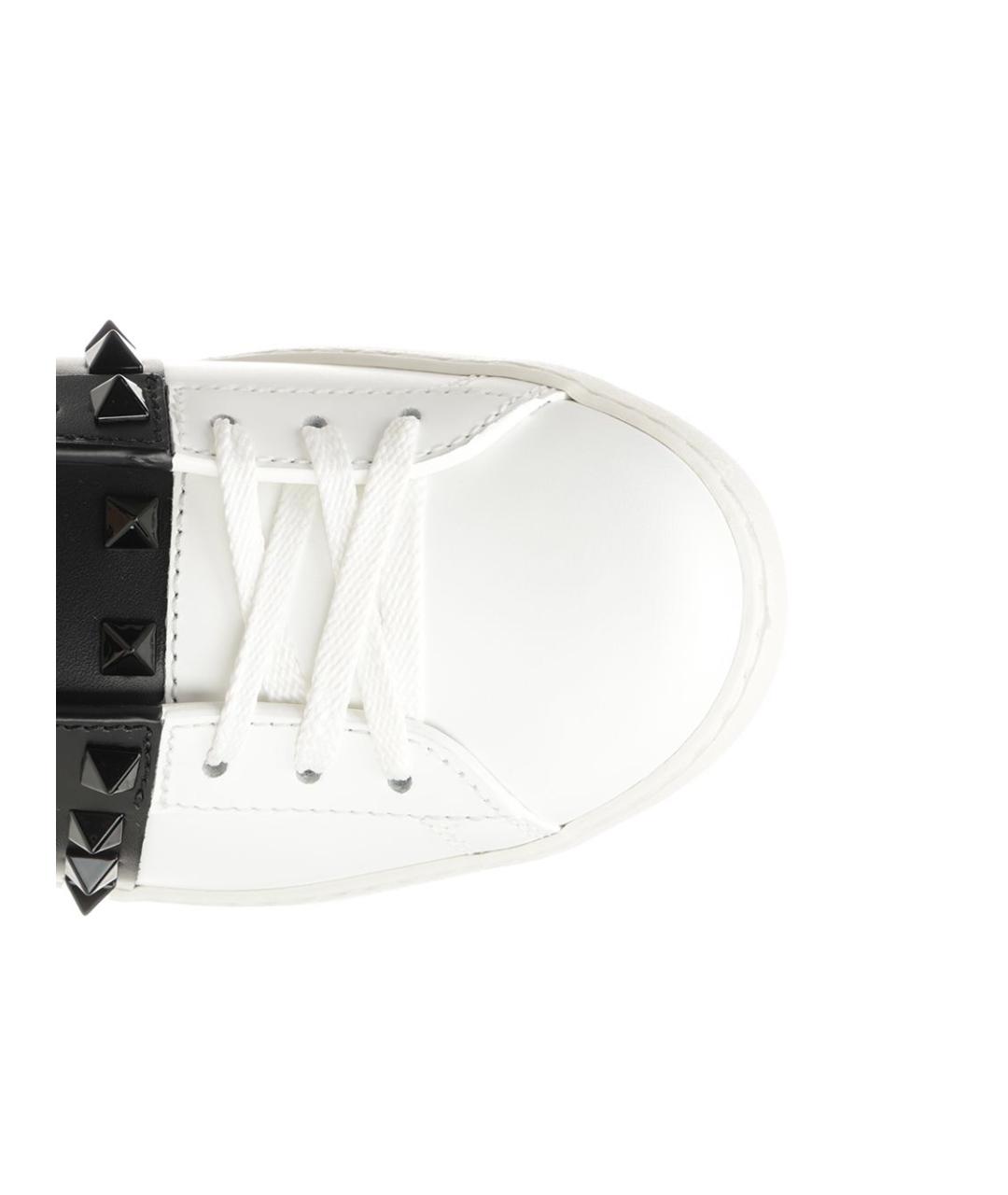 VALENTINO Белые кожаные кеды, фото 4