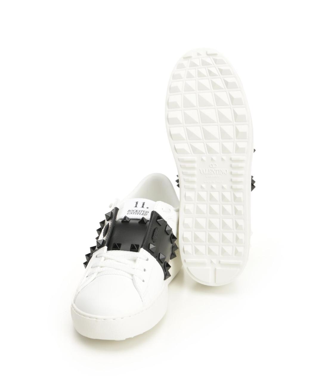 VALENTINO Белые кожаные кеды, фото 5