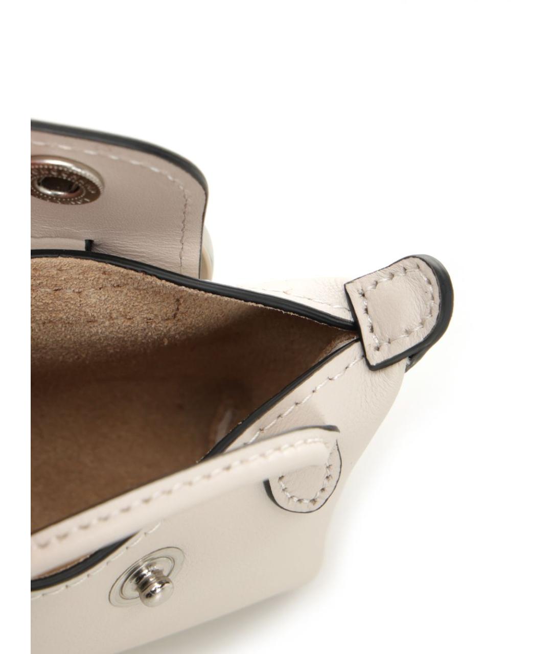 LONGCHAMP Белый брелок, фото 4