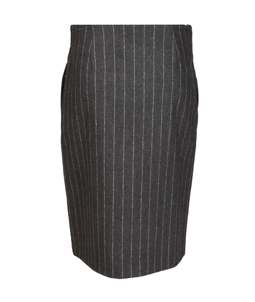 LOULOU STUDIO Серая юбка миди, фото 2