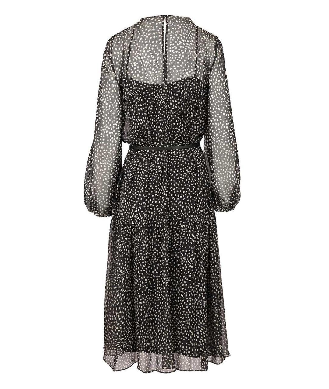 MAX MARA STUDIO Мульти шелковое повседневное платье, фото 2