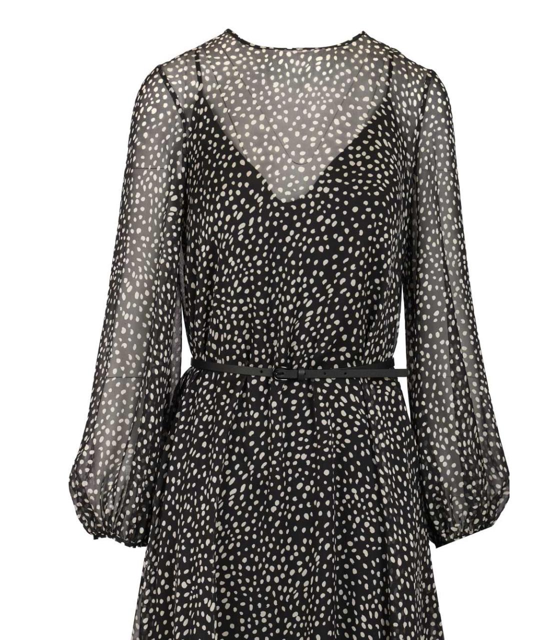 MAX MARA STUDIO Мульти шелковое повседневное платье, фото 4