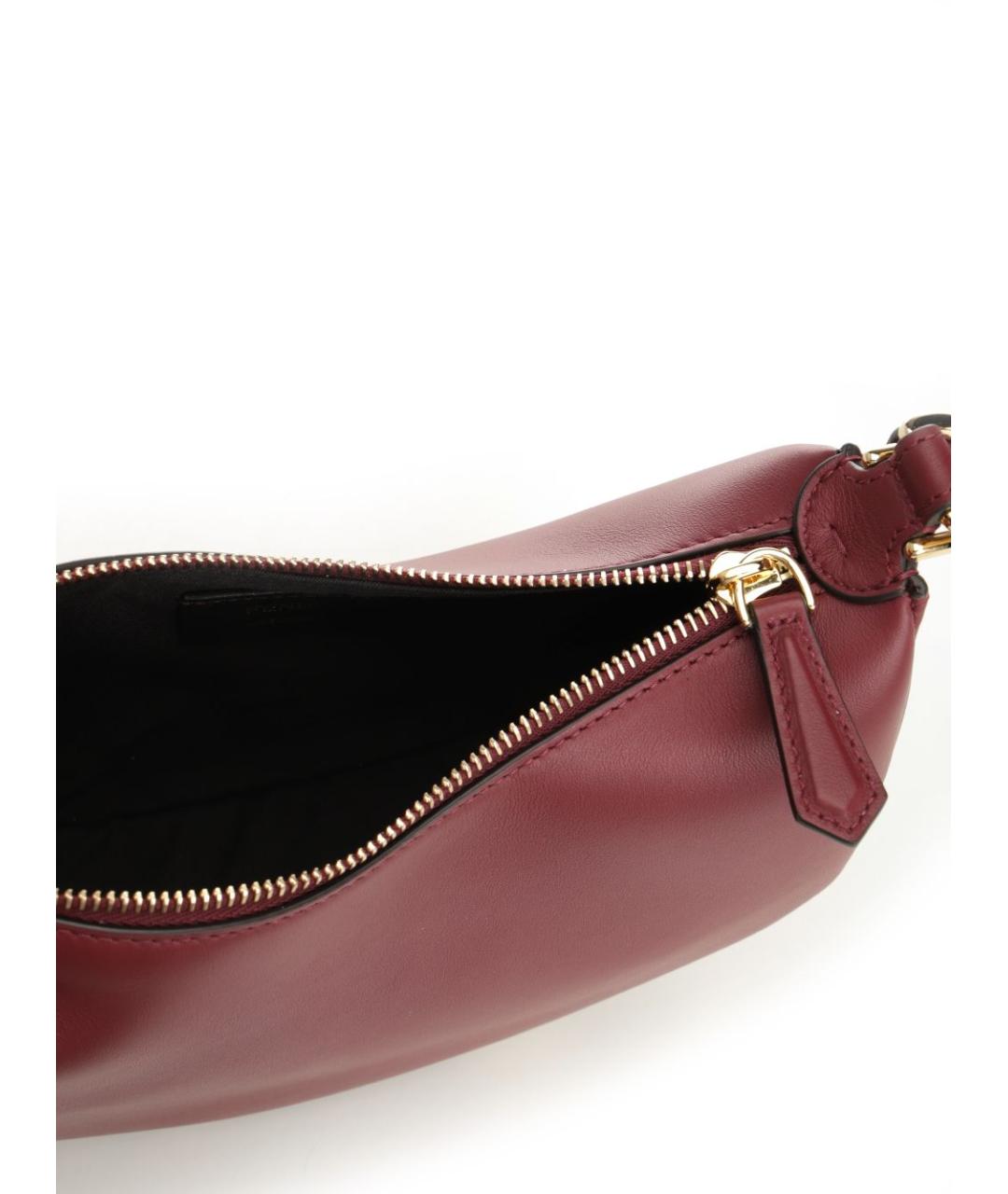 FENDI Красная кожаная сумка через плечо, фото 4