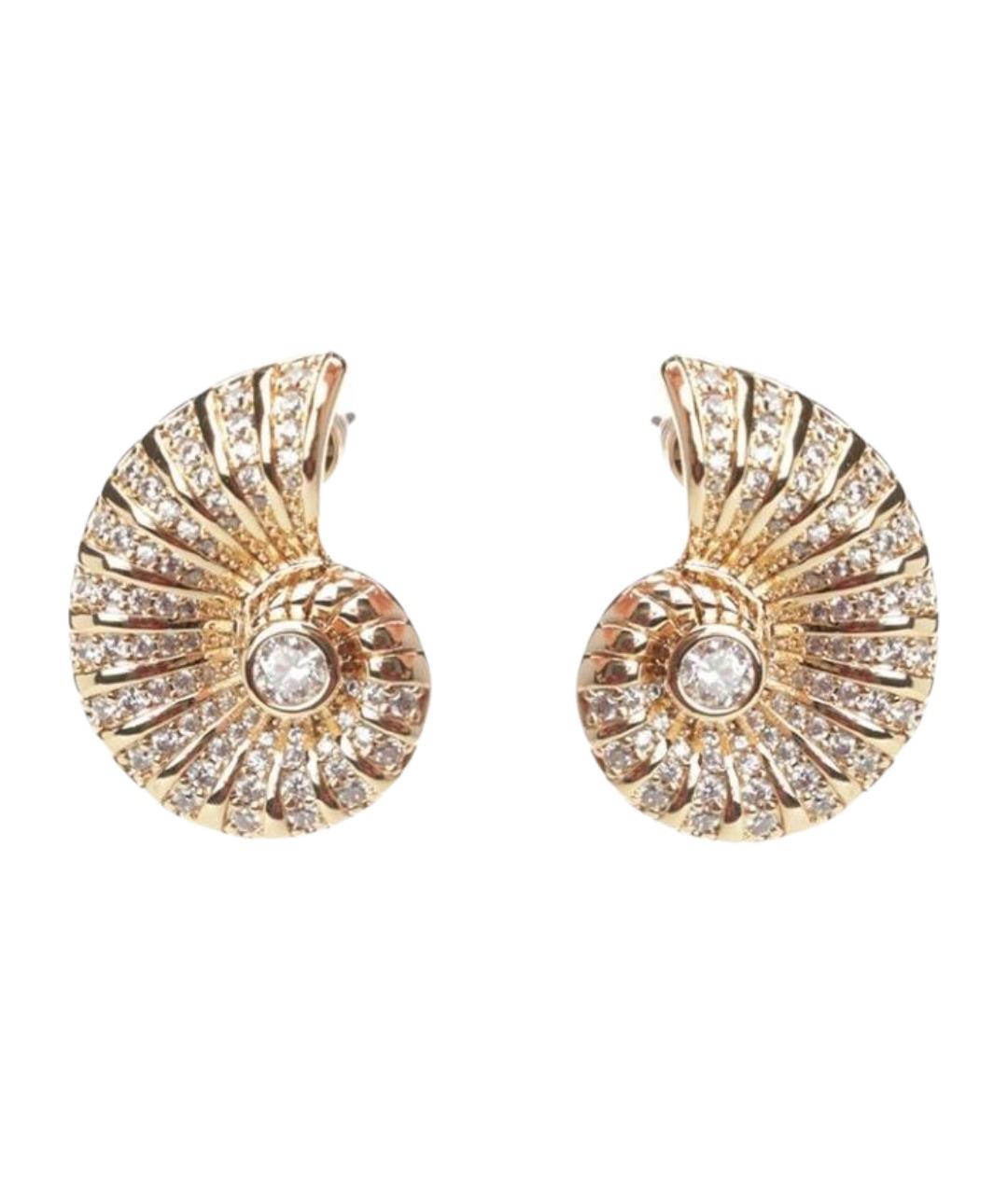 SELF-PORTRAIT Золотые металлические серьги, фото 1