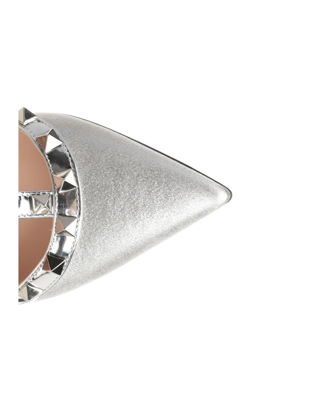 VALENTINO Серебряные туфли, фото 5