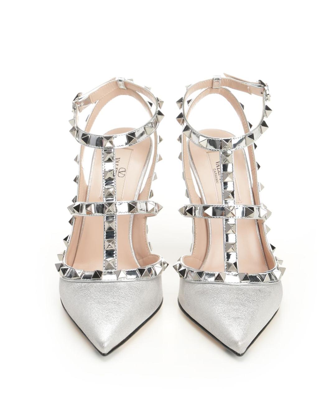 VALENTINO Серебряные туфли, фото 4