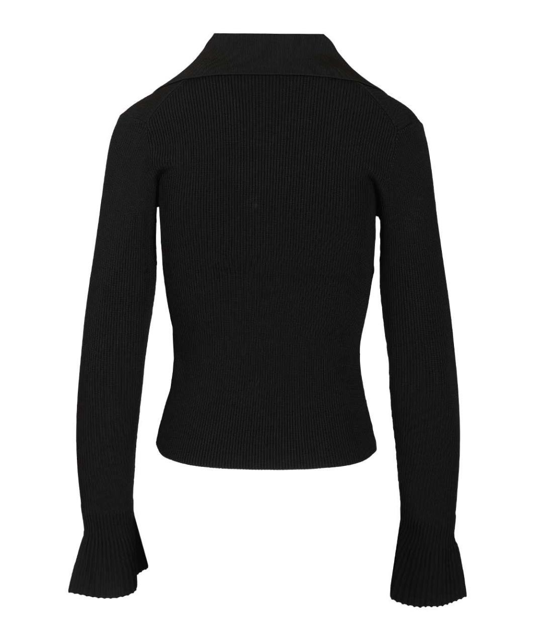 SELF-PORTRAIT Черный вискозный кардиган, фото 2