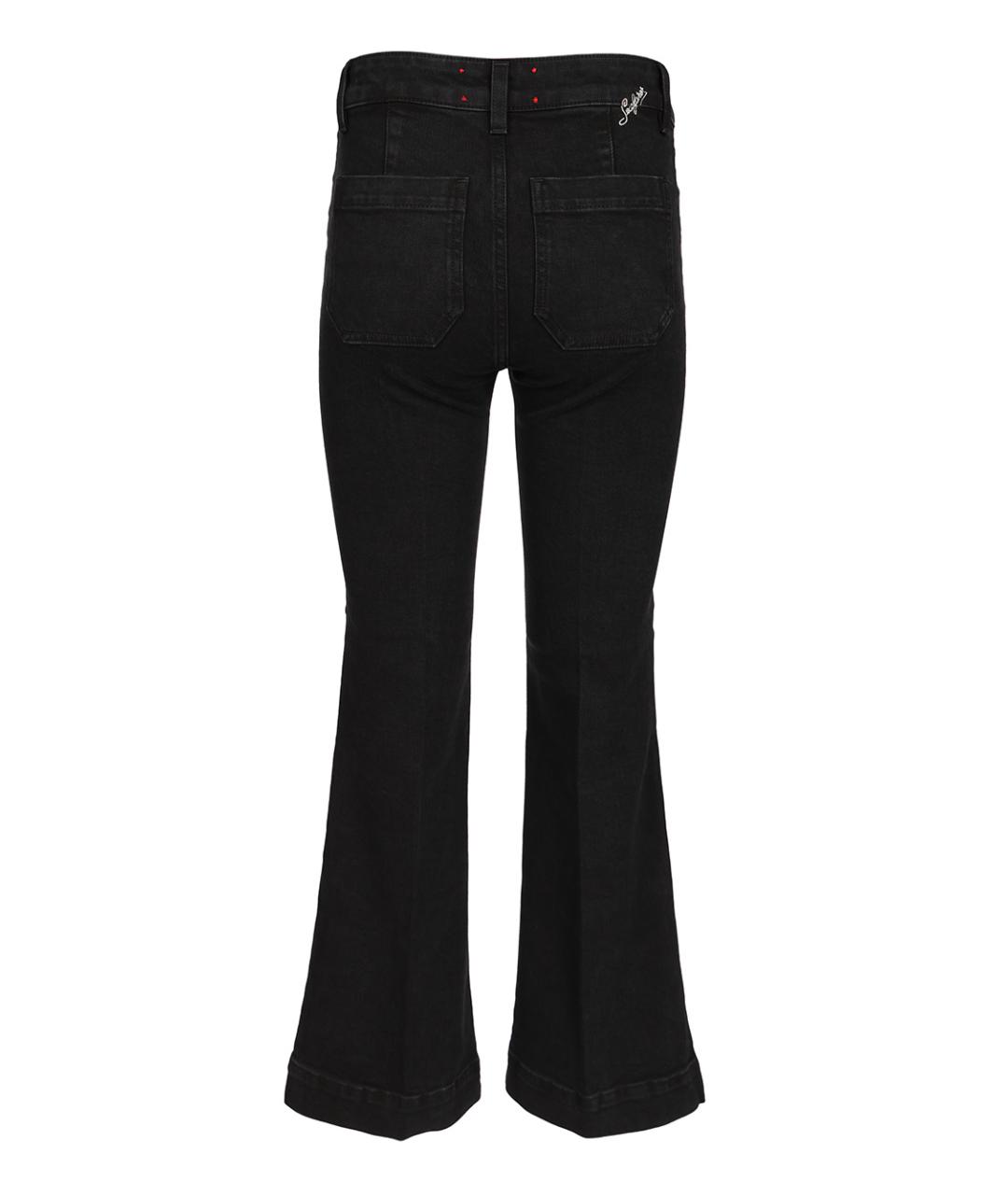 SEAFARER Черные хлопковые джинсы клеш, фото 2