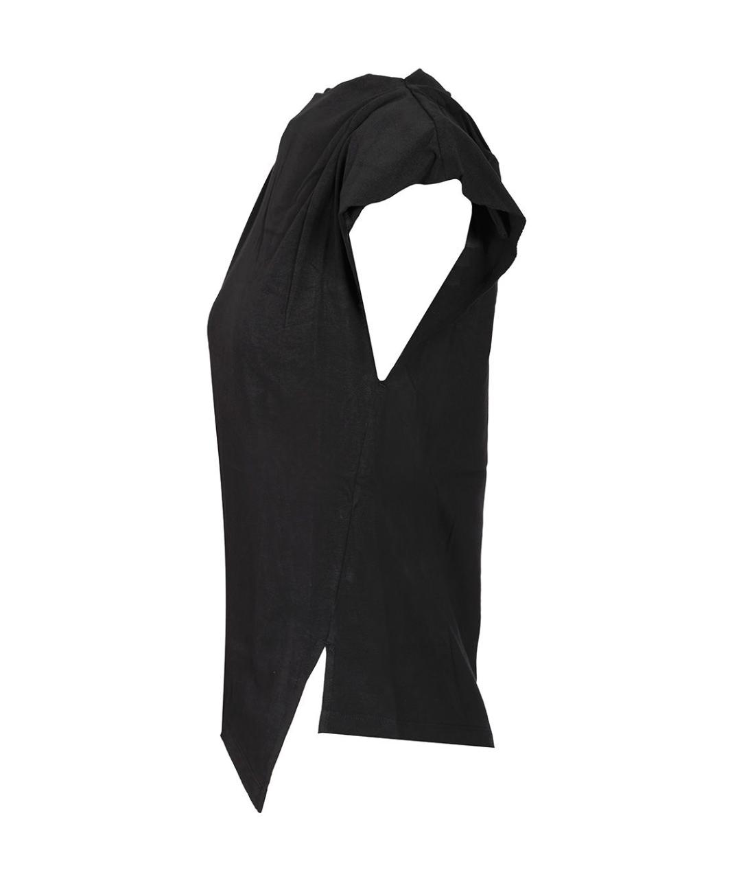 ISABEL MARANT Черная хлопковая футболка, фото 3