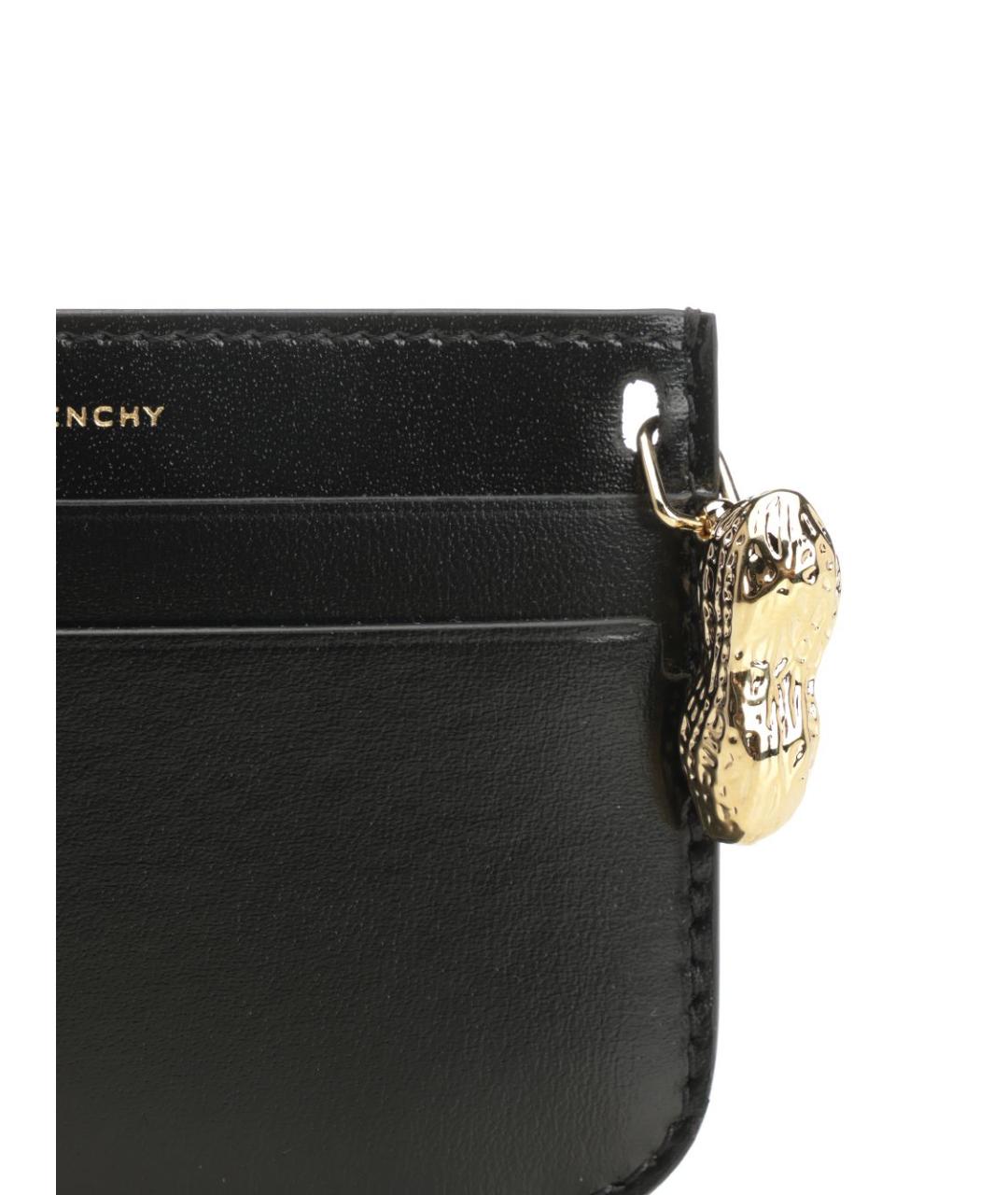 GIVENCHY Черный кожаный кардхолдер, фото 5