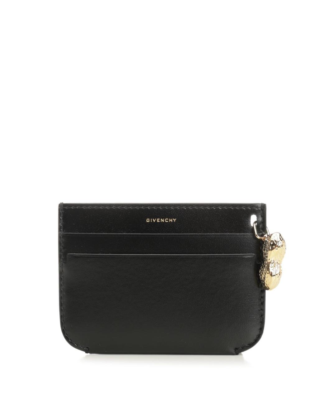 GIVENCHY Черный кожаный кардхолдер, фото 1