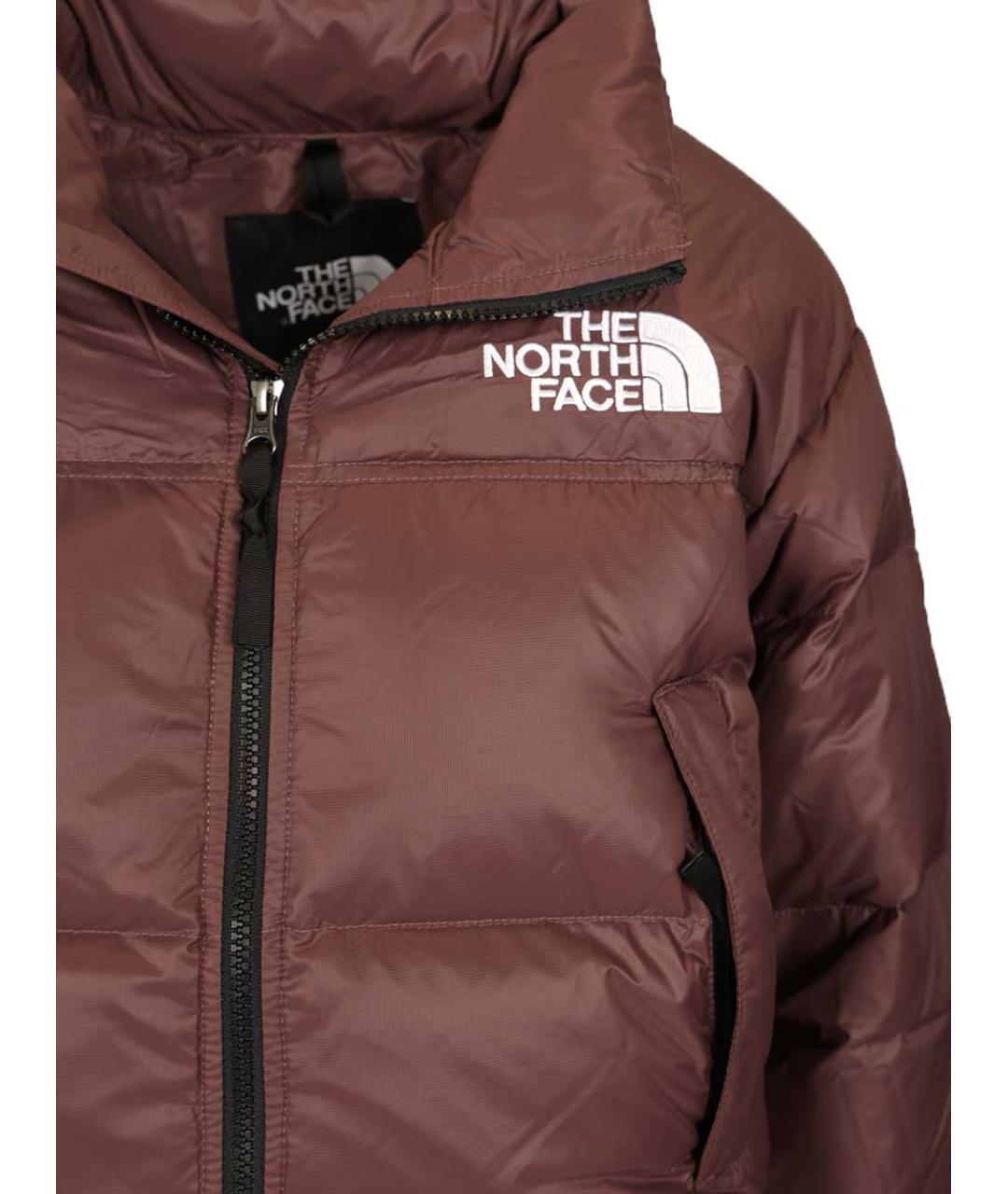 THE NORTH FACE Коричневый полиамидовый пуховик, фото 4