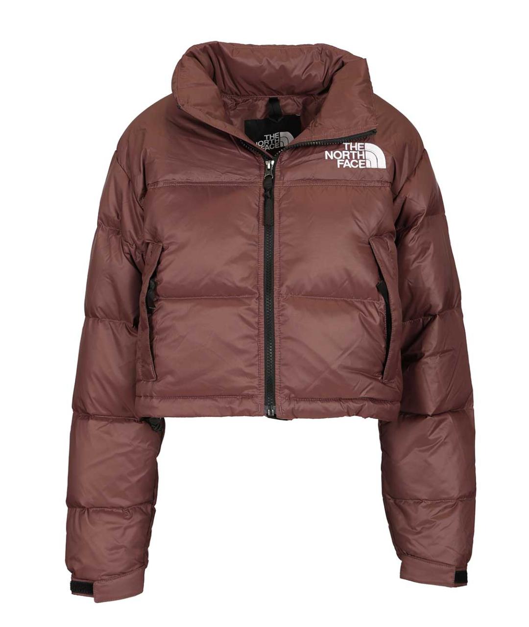 THE NORTH FACE Коричневый полиамидовый пуховик, фото 1