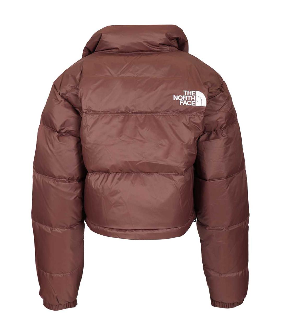 THE NORTH FACE Коричневый полиамидовый пуховик, фото 2