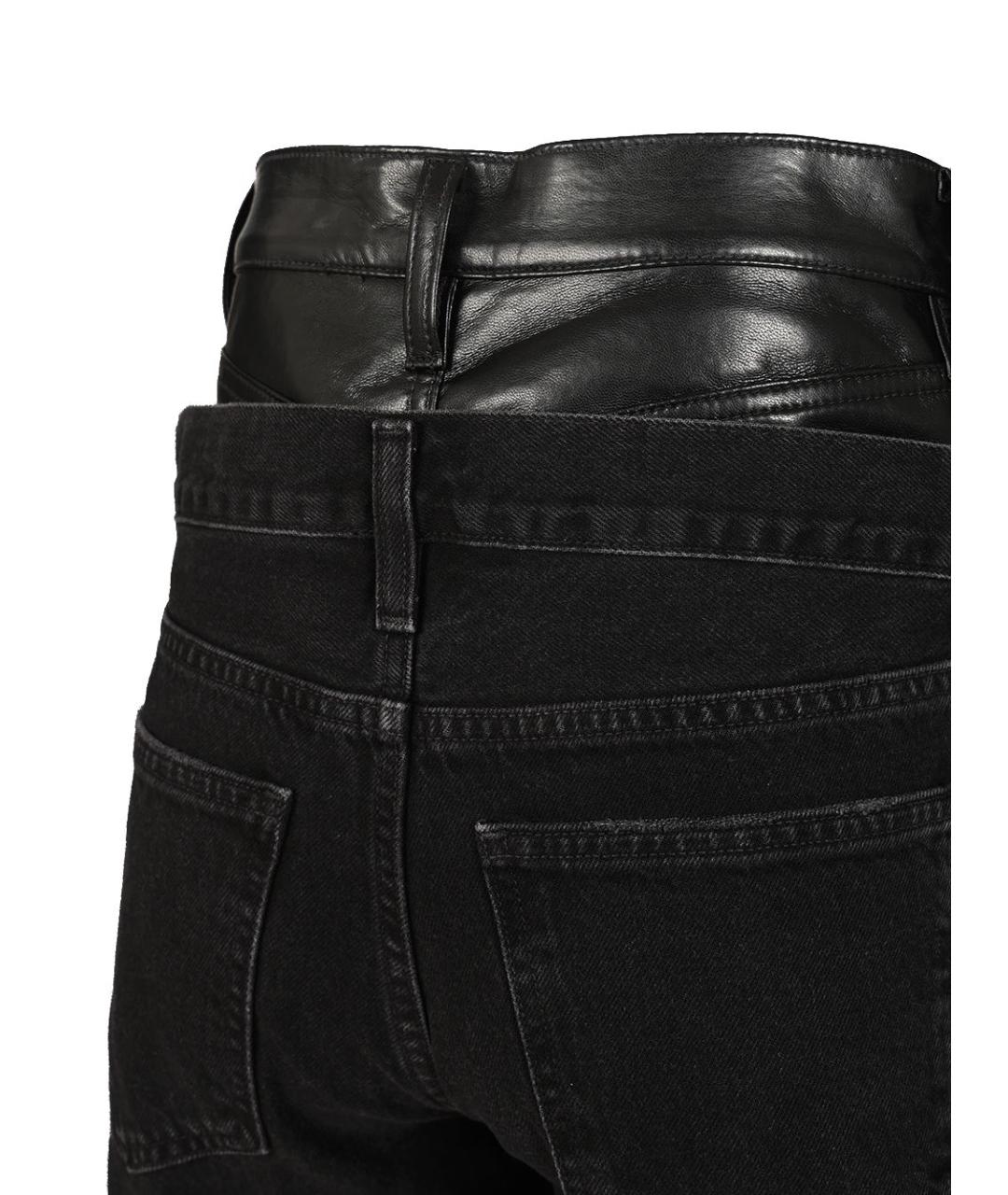 AGOLDE Черные хлопковые прямые джинсы, фото 5