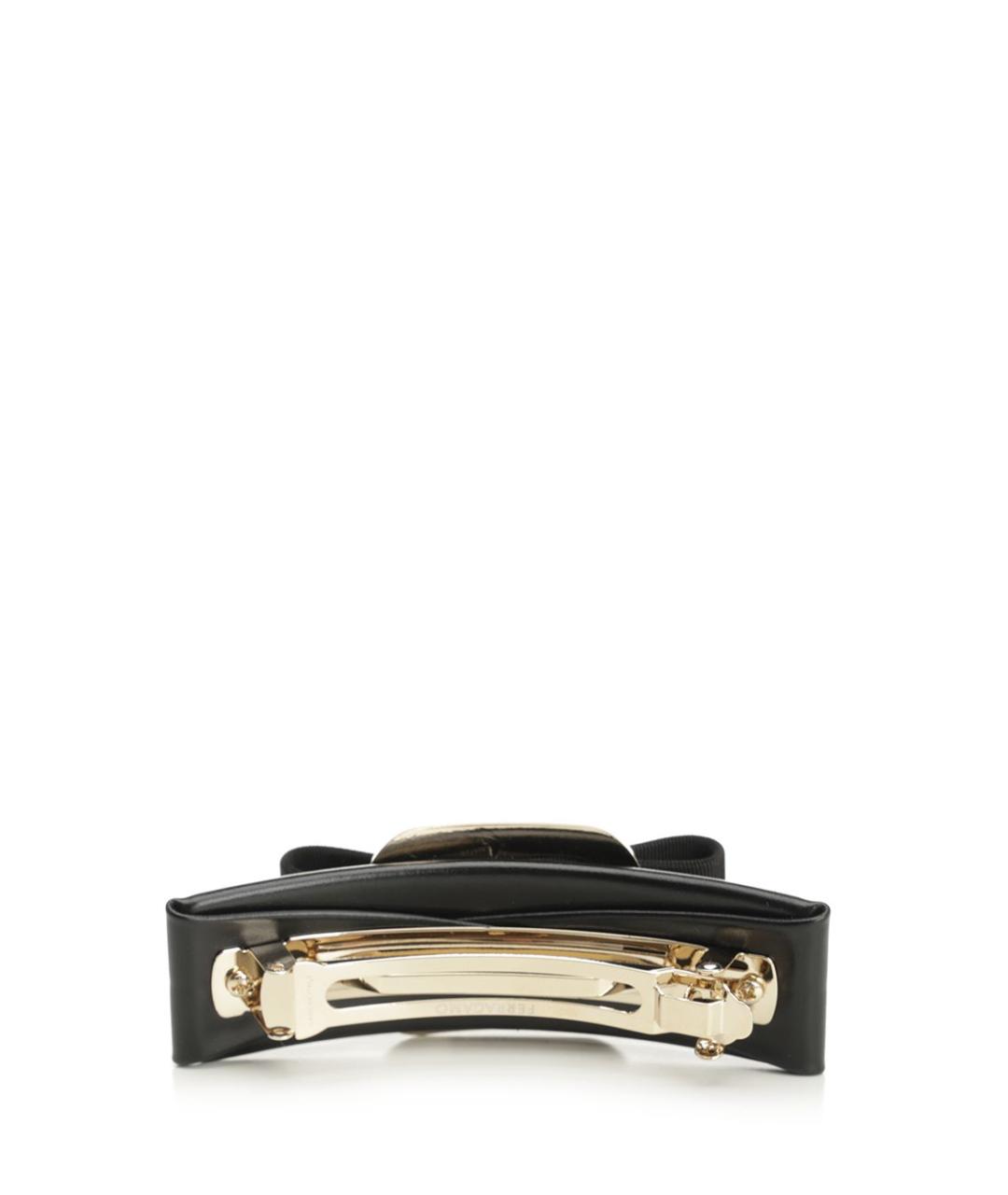 FERRAGAMO Черная заколка, фото 2
