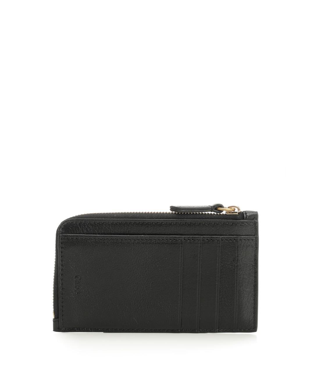 CHLOE Черный кожаный кошелек, фото 3