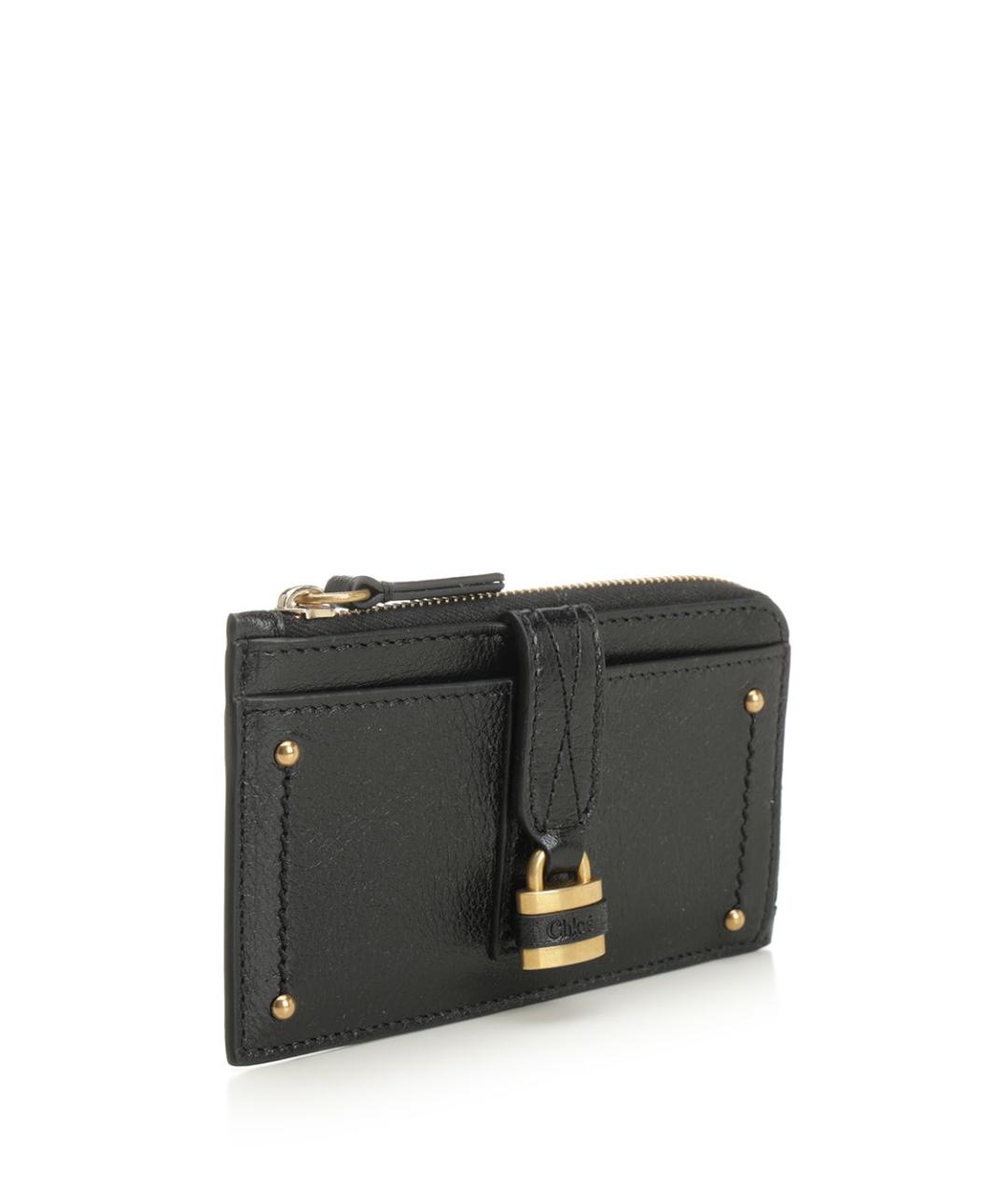 CHLOE Черный кожаный кошелек, фото 2