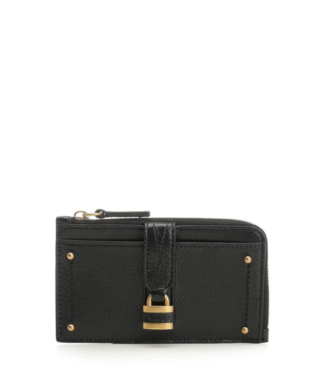 CHLOE Черный кожаный кошелек, фото 1