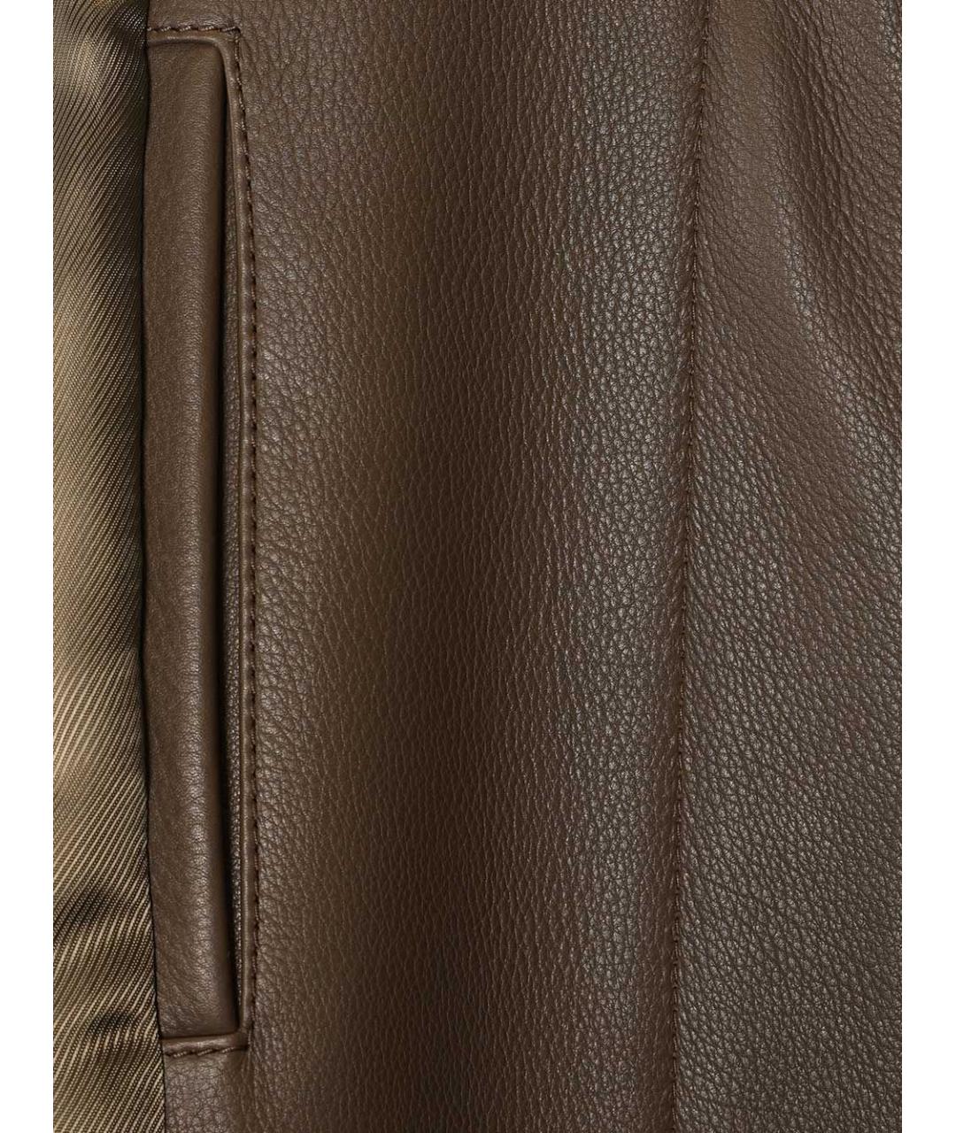 LOEWE Зеленая кожаная куртка, фото 7