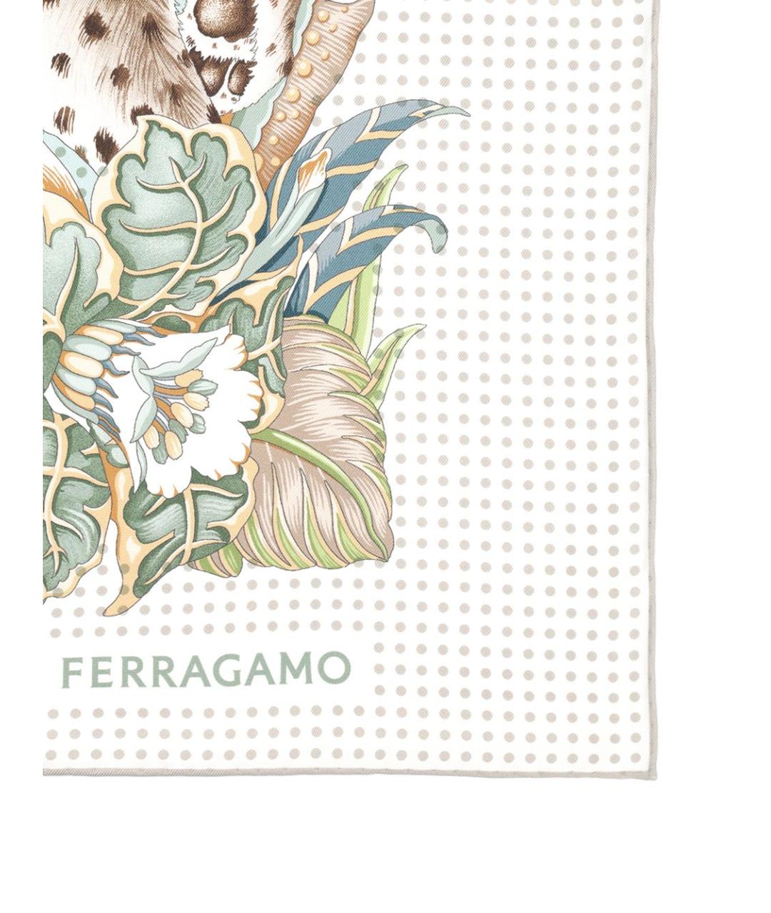 FERRAGAMO Мульти шелковый платок, фото 2