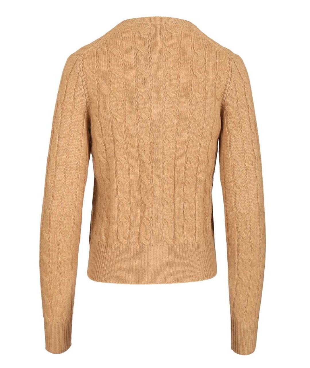 POLO RALPH LAUREN Бежевый кашемировый кардиган, фото 2