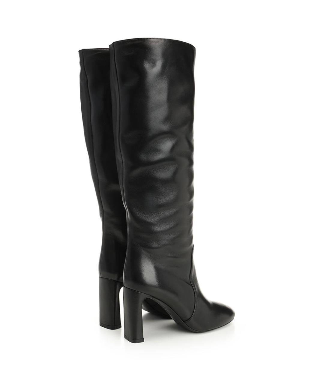 STUART WEITZMAN Черные кожаные полусапоги, фото 3
