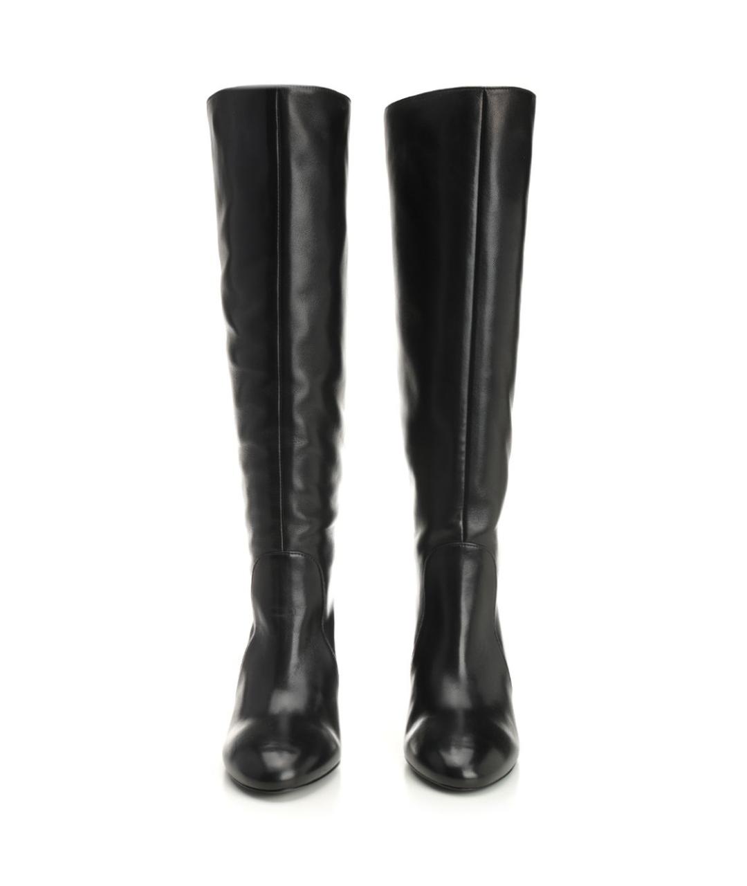 STUART WEITZMAN Черные кожаные полусапоги, фото 5