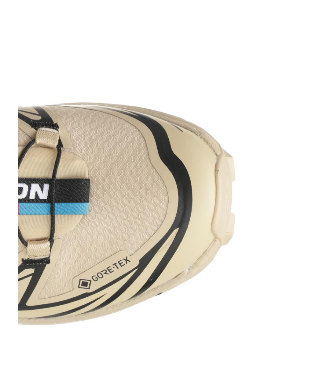 SALOMON Бежевые текстильные низкие кроссовки / кеды, фото 4