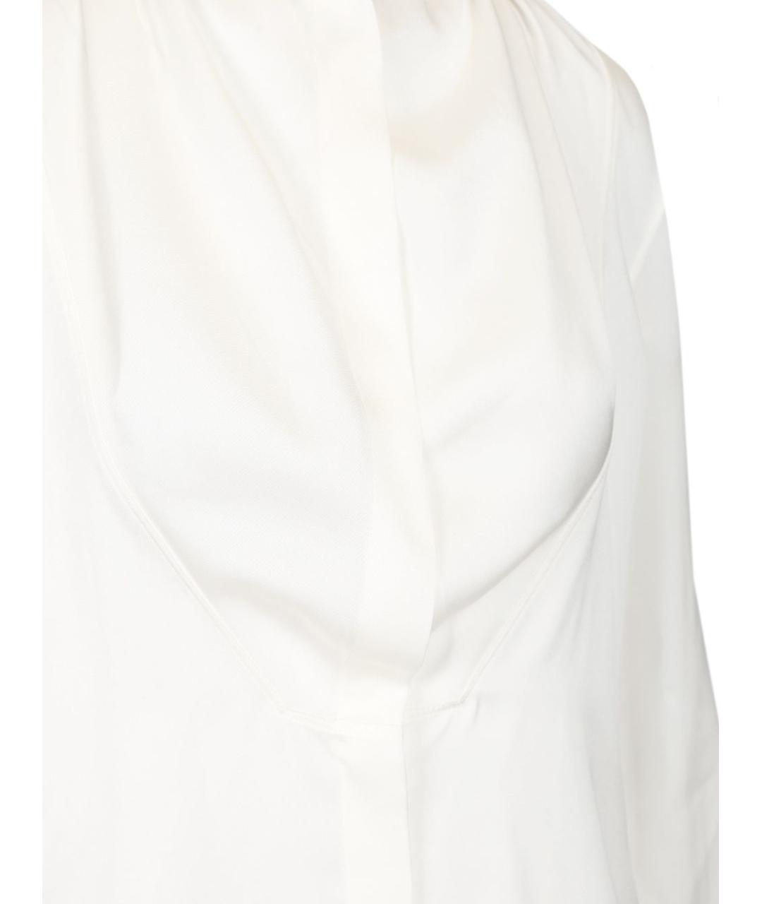 LOEWE Белая шелковая рубашка, фото 6