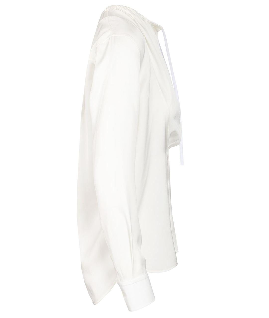 LOEWE Белая шелковая рубашка, фото 3