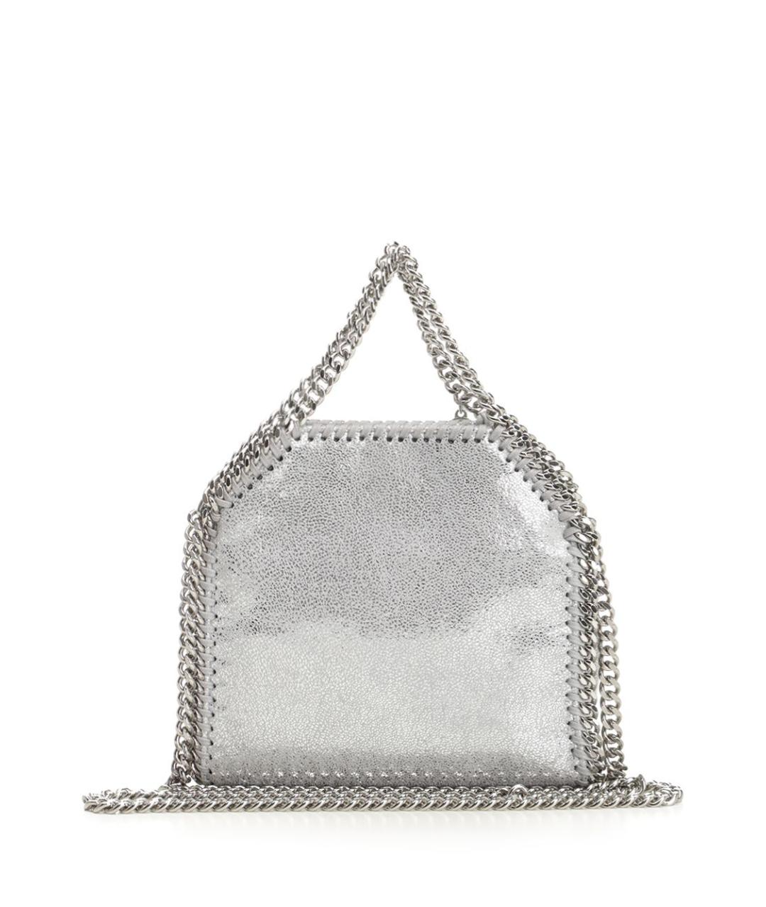 STELLA MCCARTNEY Серебряная сумка через плечо из искусственной кожи, фото 3