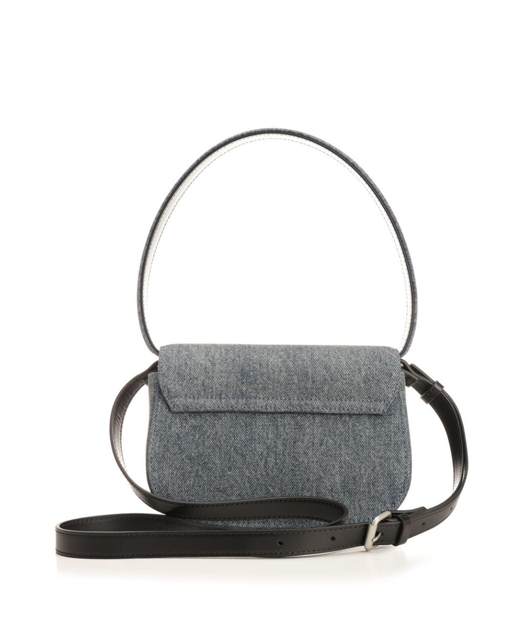 DIESEL Серая тканевая сумка через плечо, фото 3