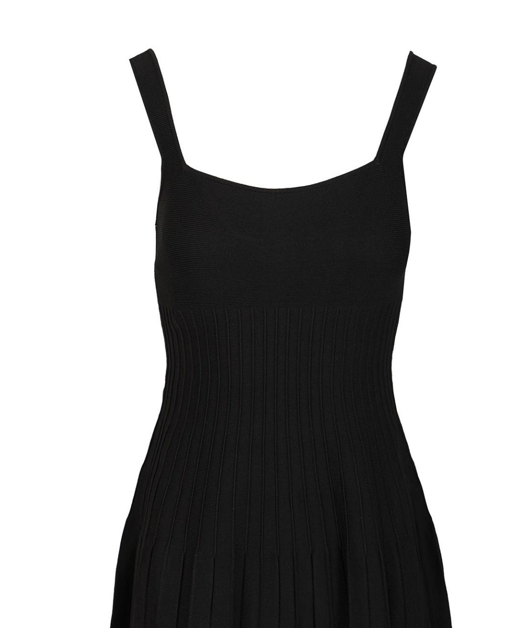 STAUD Черное вискозное платье, фото 4