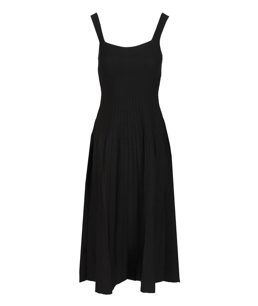 STAUD Черное вискозное платье, фото 1