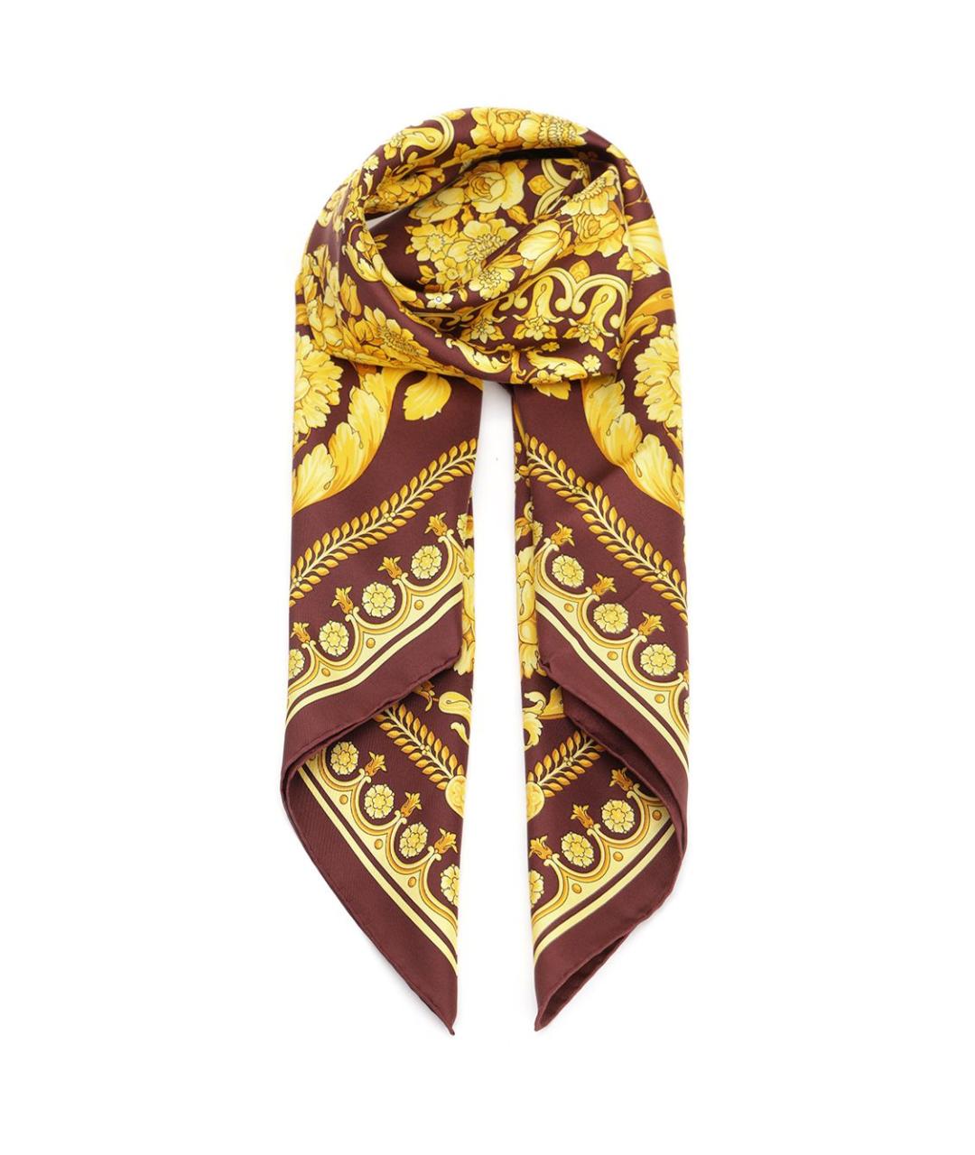 VERSACE Мульти шелковый платок, фото 1