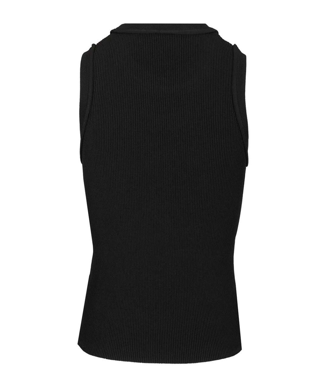 LOEWE Черная полиэстеровая майка, фото 2