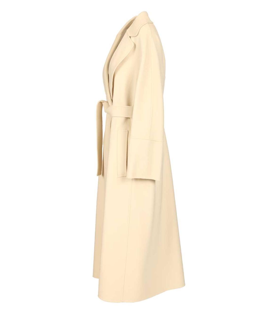 'S MAX MARA Бежевое шерстяное пальто, фото 3