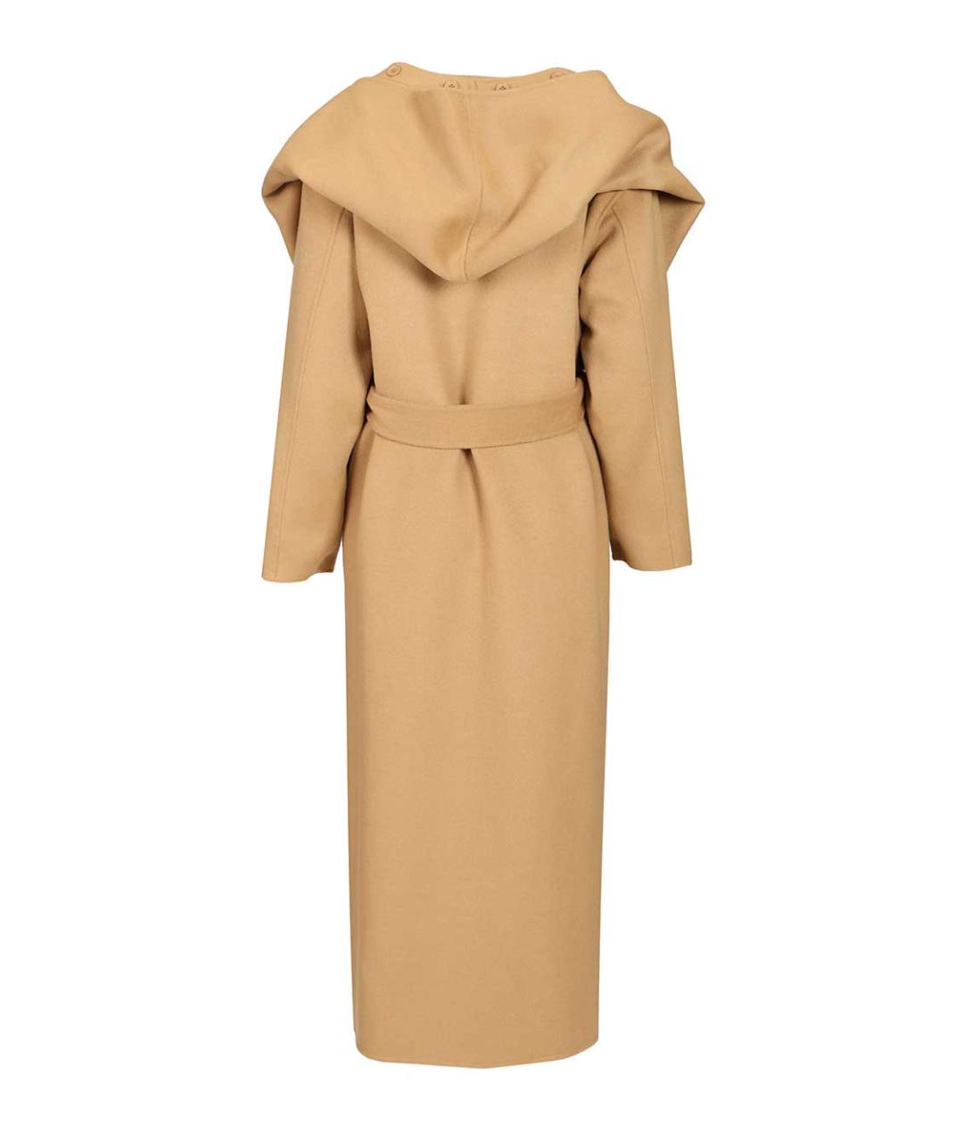 P.A.R.O.S.H. Бежевое шерстяное пальто, фото 2