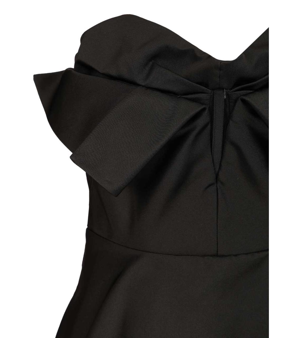 ALEXANDER MCQUEEN Черный полиэстеровый корсет, фото 4