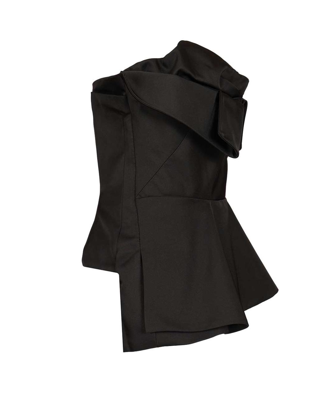 ALEXANDER MCQUEEN Черный полиэстеровый корсет, фото 3