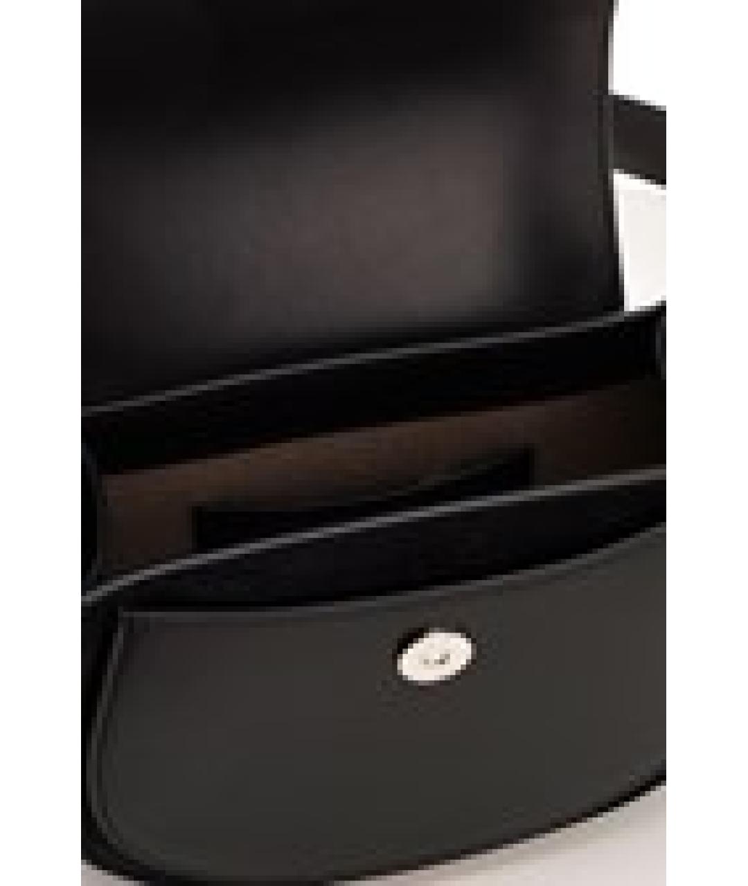 CHLOE Черная кожаная сумка через плечо, фото 3