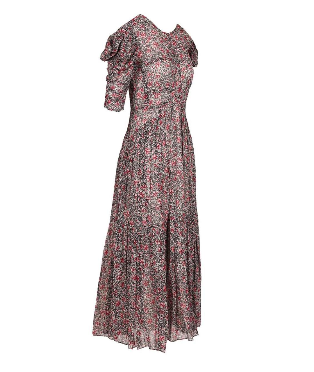 ISABEL MARANT ETOILE Мульти хлопковое повседневное платье, фото 3