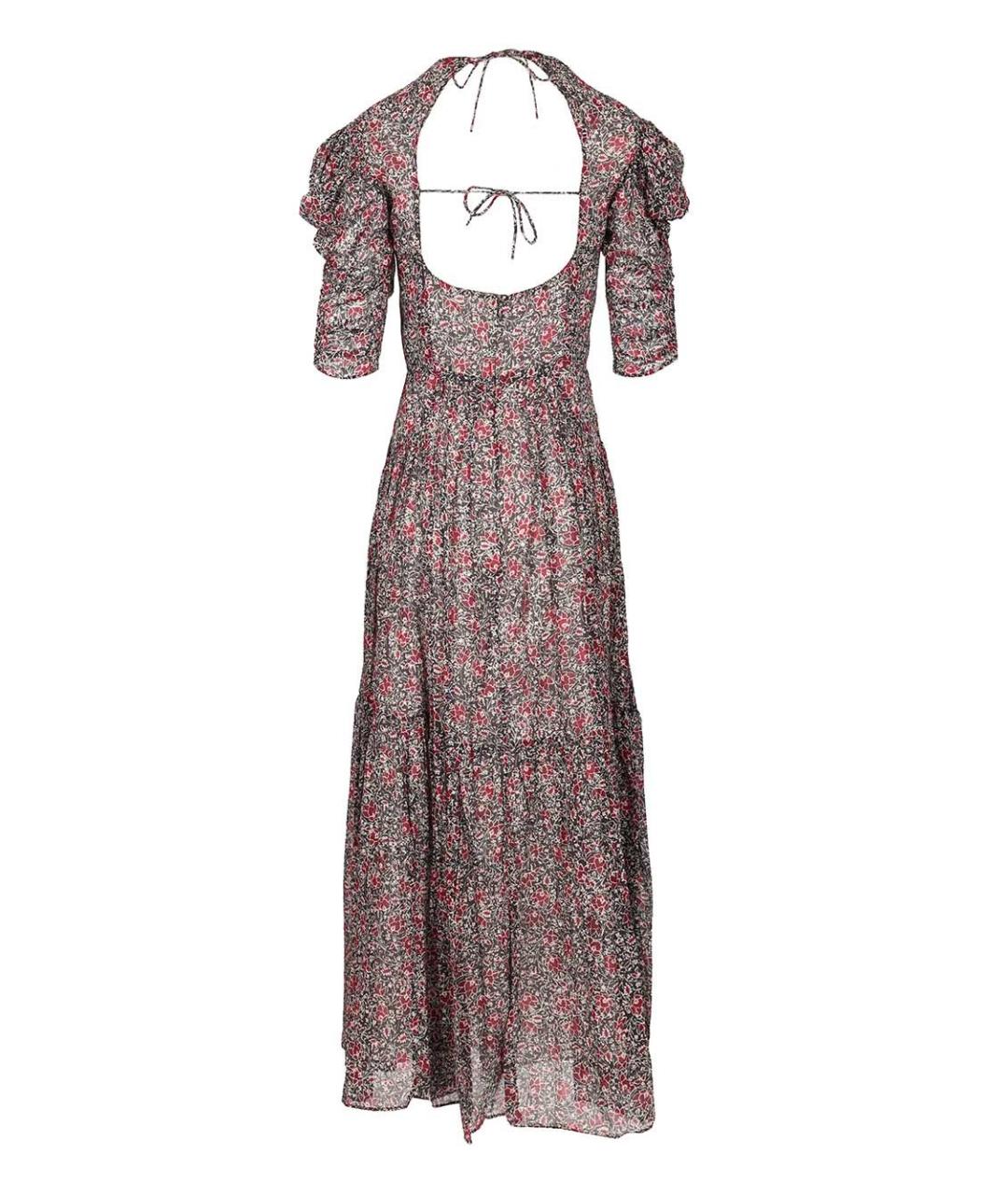 ISABEL MARANT ETOILE Мульти хлопковое повседневное платье, фото 2