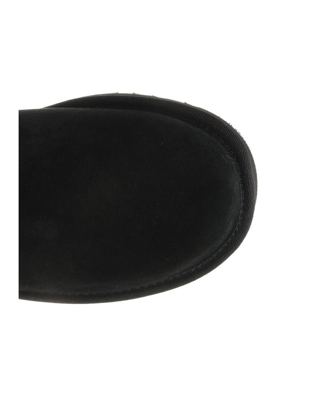 UGG AUSTRALIA Черные замшевые сабо, фото 4