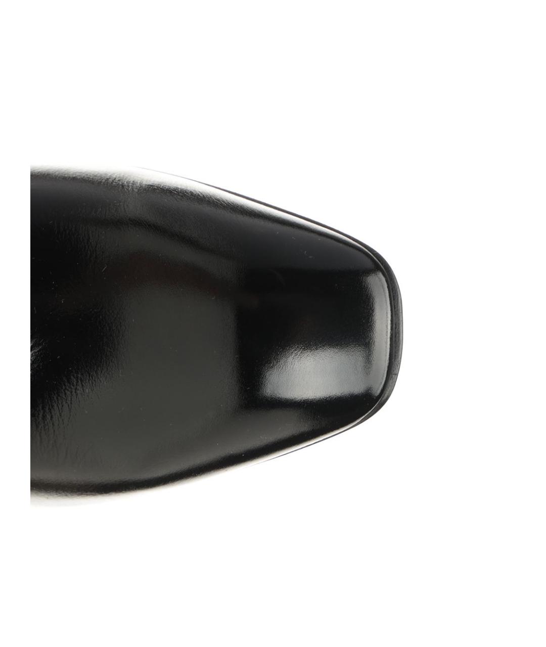 KHAITE Черные кожаные мюли, фото 4