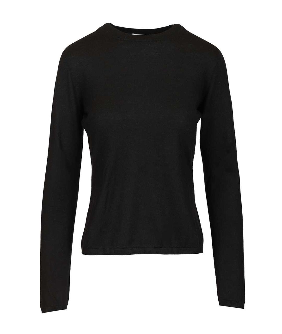 MAX MARA Черный кашемировый джемпер / свитер, фото 1