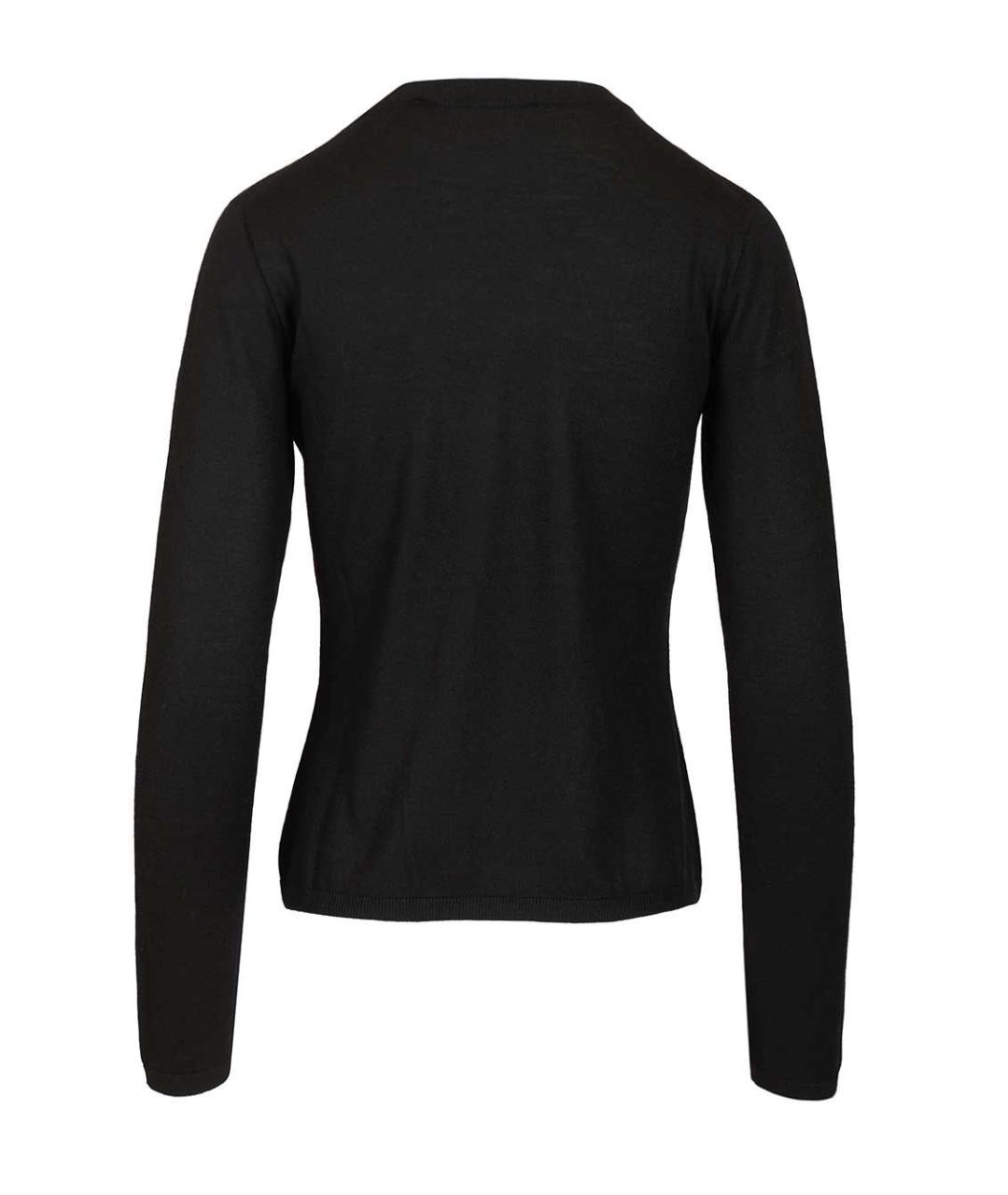 MAX MARA Черный кашемировый джемпер / свитер, фото 2